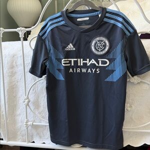 NYCFC Adidas Jersey Size YM